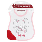 Bavoir tissu imperméable avec coin de dentition – Bebekevi - Image 1