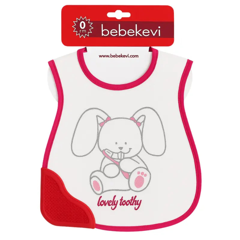 Bavoir tissu imperméable avec coin de dentition – Bebekevi - Image 2