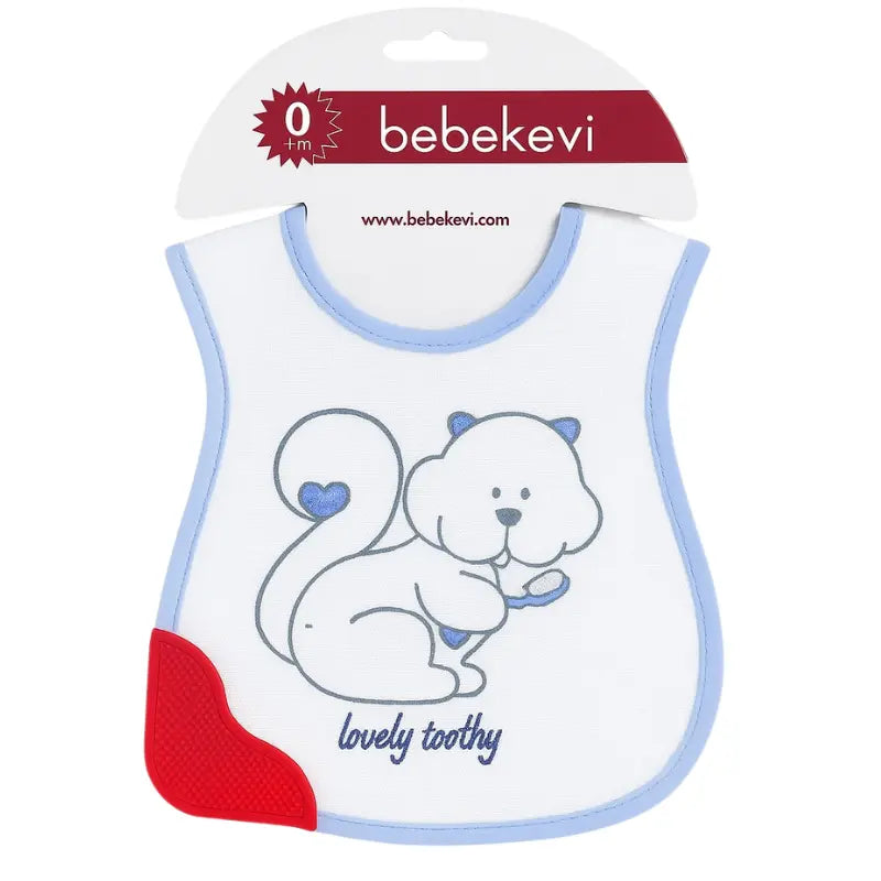 Bavoir tissu imperméable avec coin de dentition – Bebekevi - Image 3