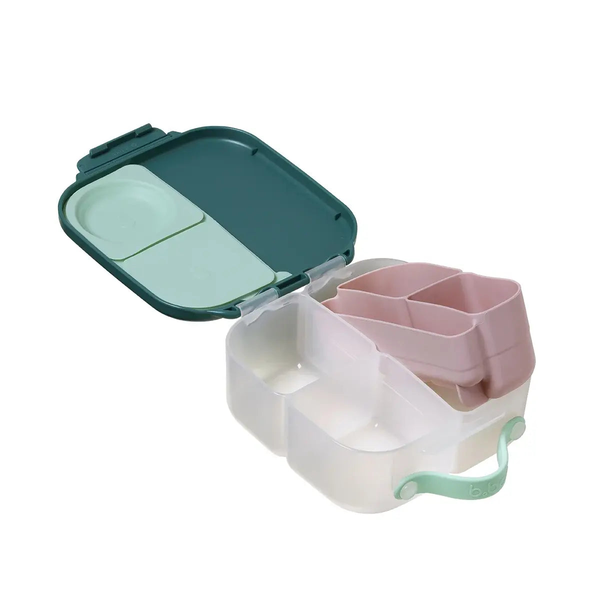 b.box Mini Lunchbox Silicone Bento Tray Insert - Forest - Image 3