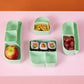 b.box Mini Lunchbox Silicone Bento Tray Insert - Forest - Image 6