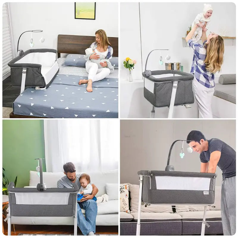 Berceau Bébé Moderne Multifonctionnel - Image 5