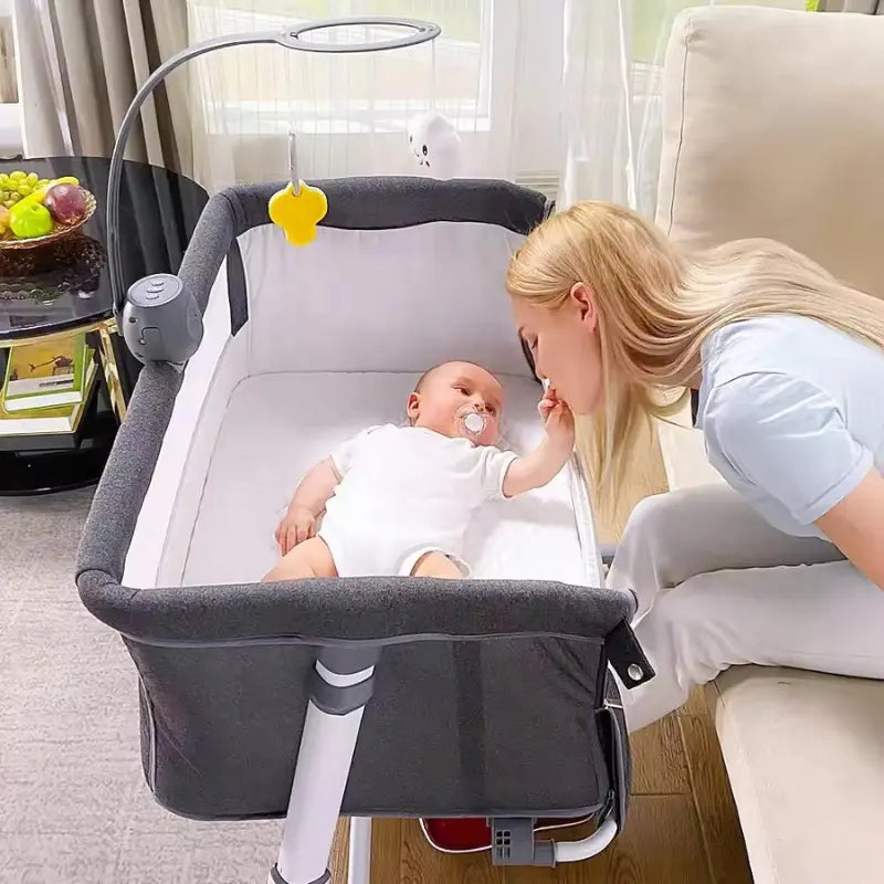 Berceau Bébé Moderne Multifonctionnel - Image 6