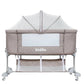 Berceau Bébé Multifonction Kidilo – Moustiquaire et Roulettes – Beige - Image 1