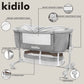 Berceau Bébé Multifonction Kidilo – Moustiquaire et Roulettes – Beige - Image 8