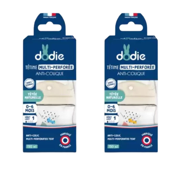 Biberon bébé anti-colique DODIE – 150ml (0 à 6 mois) - Image 2