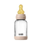 Biberon en Verre 120ml avec Tétine en Latex Débit lent – BIBS - Blush - Image 2
