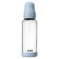 Biberon en Verre 240ml avec Tétine en Latex Débit Moyen - Baby Blue - Image 1