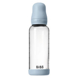 Biberon en Verre 240ml avec Tétine en Latex Débit Moyen - Baby Blue - Image 1