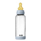 Biberon en Verre 240ml avec Tétine en Latex Débit Moyen - Baby Blue - Image 2