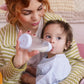 Biberon en Verre 240ml avec Tétine en Silicone Débit Moyen - Baby Blue - Image 4