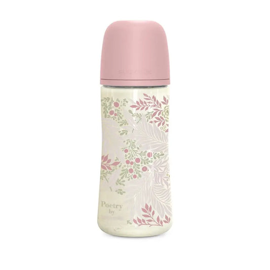 Biberon Poésie 360 ​​ml débit physiologique L Suavinex Rose - Image 1