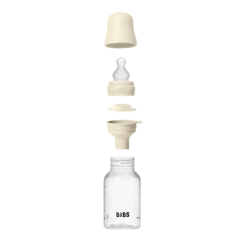 Biberon sans BPA 150ml avec tétine en silicone Débit lent - Ivory - Image 3