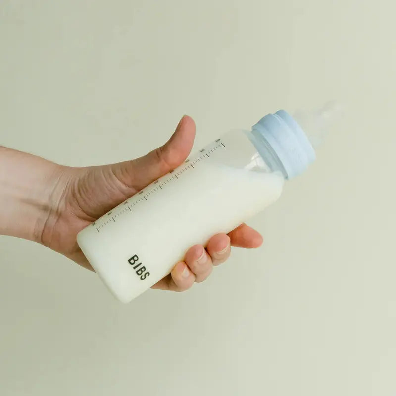 Biberon sans BPA 150ml avec tétine en silicone Débit lent - Ivory - Image 6