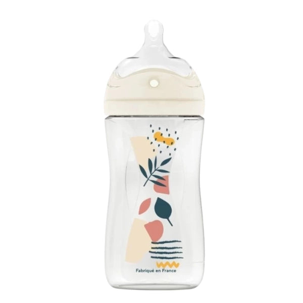 Biberon Tétine Multi-Perforée Anti-Colique Rose 270 ml - Image 1