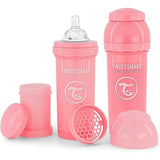 Biberons Anti-Coliques Twistshake 260ml Rose – 2m+ - Image 1