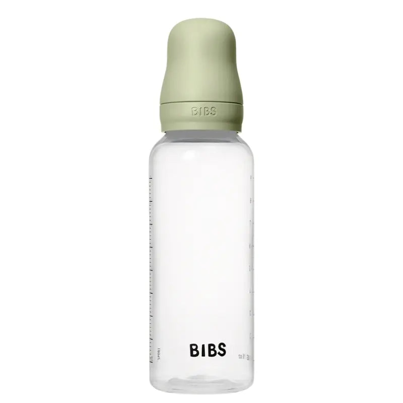 Biberons en Plastique sans BPA 270ml avec Tétine en Latex Débit moyen - Sage - Image 1