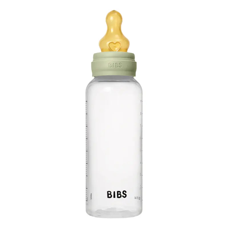 Biberons en Plastique sans BPA 270ml avec Tétine en Latex Débit moyen - Sage - Image 2