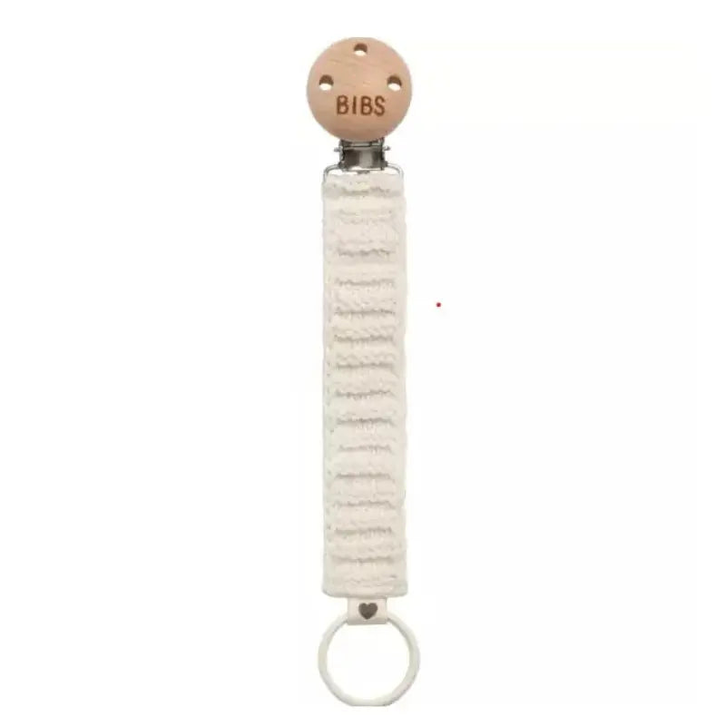 BIBS Attache-Sucette Tressée Baby Ivory - Image 1