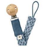 BIBS Attache-Sucette Tressée Petrol / Baby Blue - Image 1