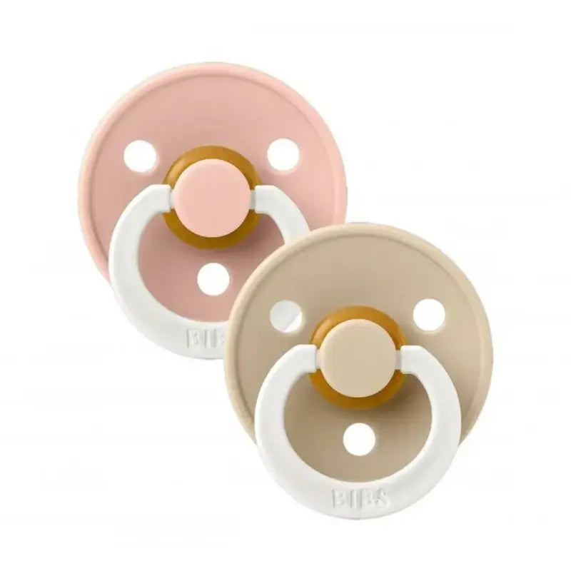 BIBS – Lot de 2 Sucettes Anatomiques Blush-Vanille - Image 1