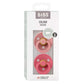 Bibs – Lot de 2 Sucettes Symétriques – Rose Poudré - Corail