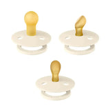 BIBS Lot de 3 Sucettes d’Essai Try-It – Couleur Ivoire - 0-6M - Image 1