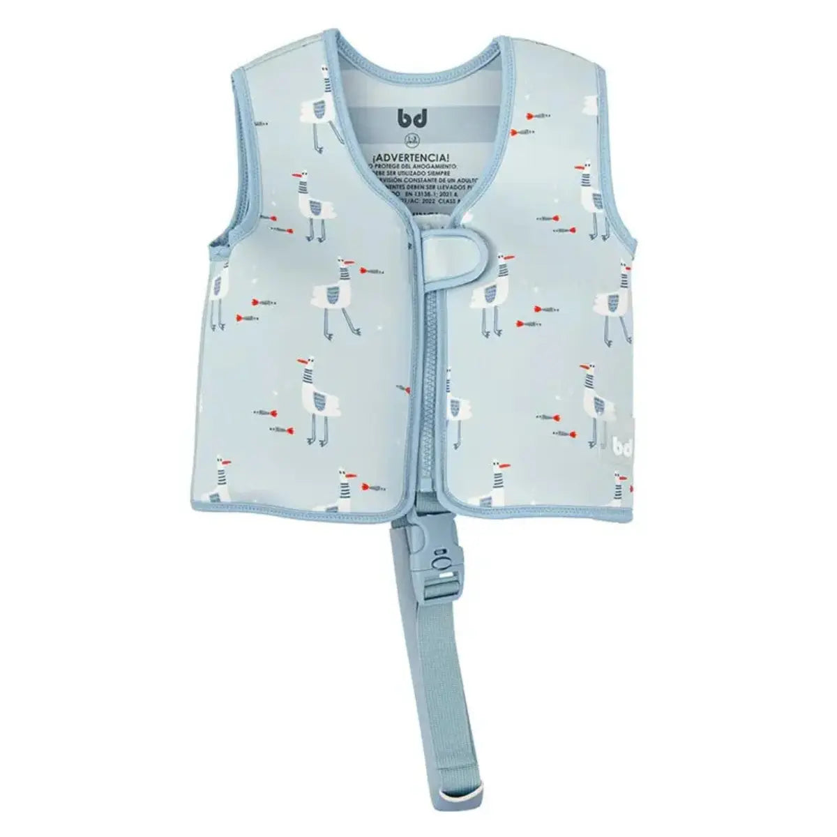 Bimbidreams Gilet de natation bébé anti-UV UPF 50+  - Gavina Azul - Image 1