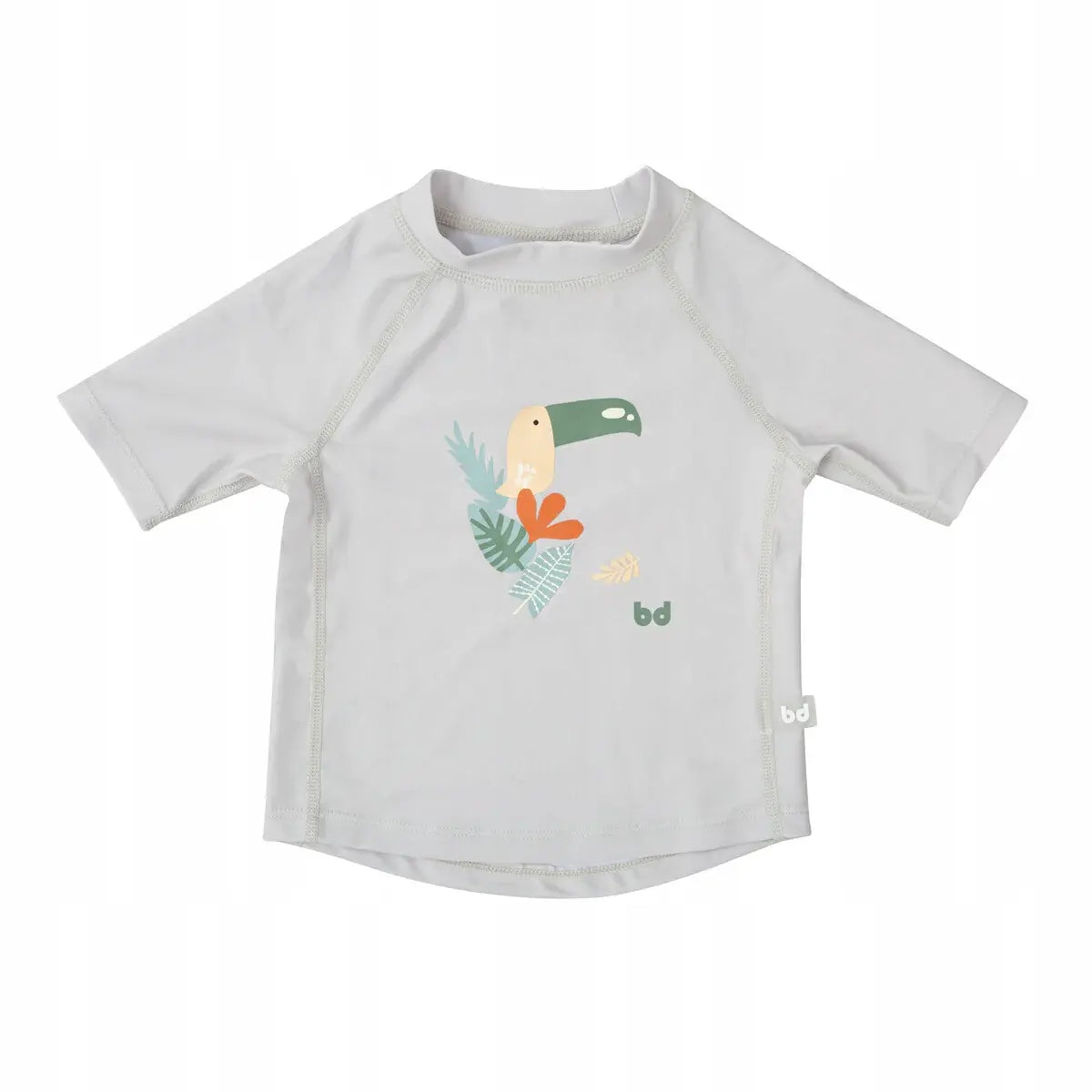 Bimbidreams T-shirt de bain anti-UV bébé - Tucan Gris