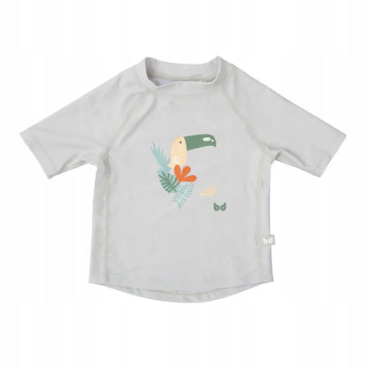 Bimbidreams T-shirt de bain anti-UV bébé - Tucan Gris