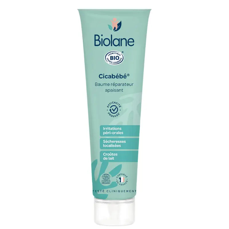 BIOLANE Cicabébé Certifié Biologique  Crème Réparatrice et Apaisante pour Bébé 40ml - Image 1