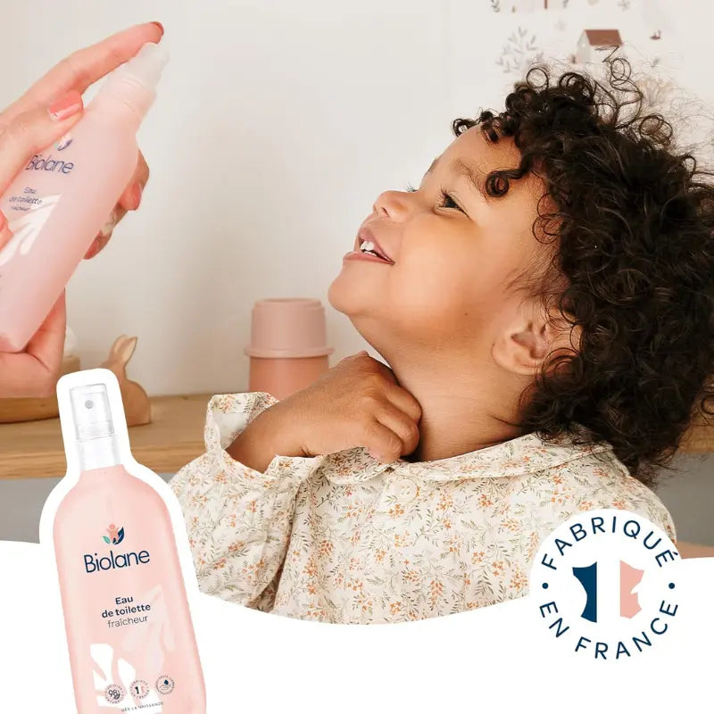 BIOLANE Eau de Toilette Bébé Fraîcheur 200ml Nouvelle Formule Mixte pour Fille et Garçon - Image 3