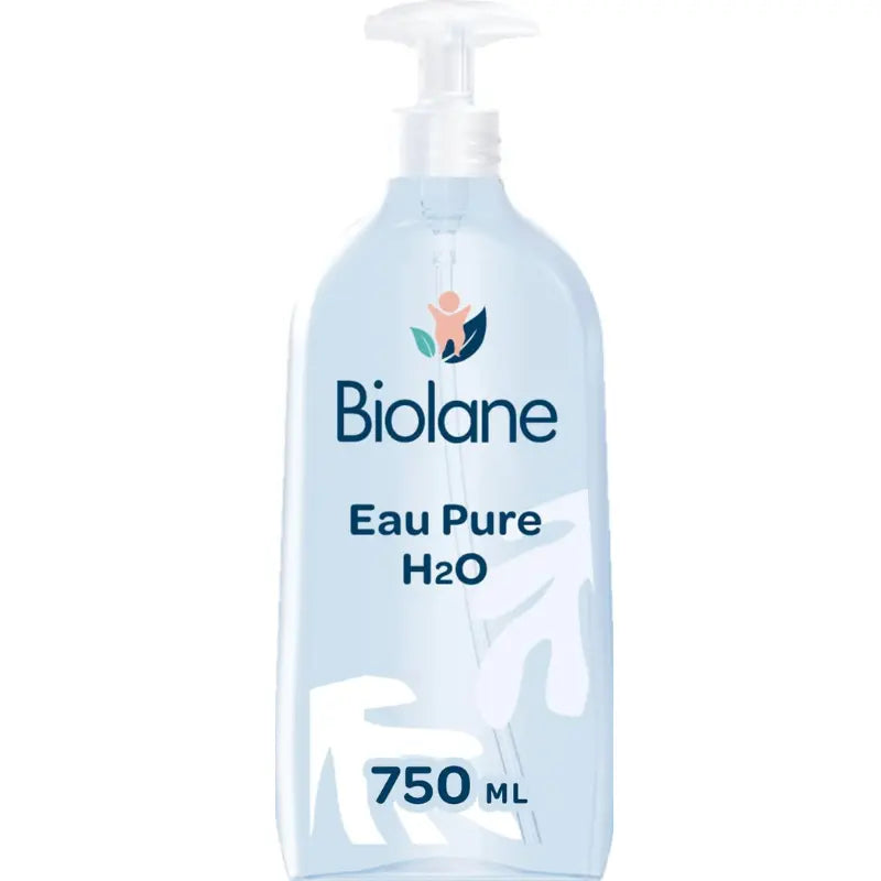 BIOLANE Eau Pure H2O Nettoyant Visage, Corps et Siège Bébé 750 ml - Image 1