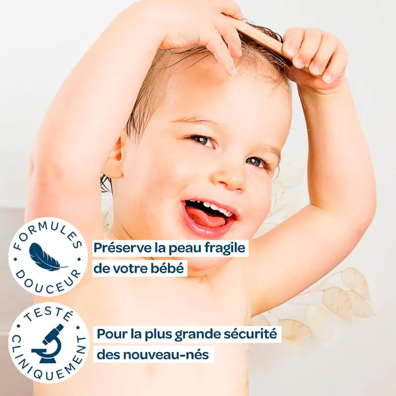BIOLANE Gel Cheveux Coiffant Bébé 100ml Effet Mouillé et Fixation Douce pour Cheveux Fins - Image 5