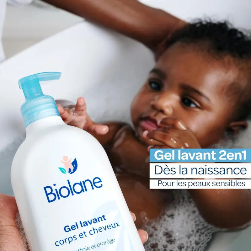 Biolane Gel Douche Bébé Corps et Cheveux 2 en 1 350ml Doux, Naturel et Peau Sensible - Image 4