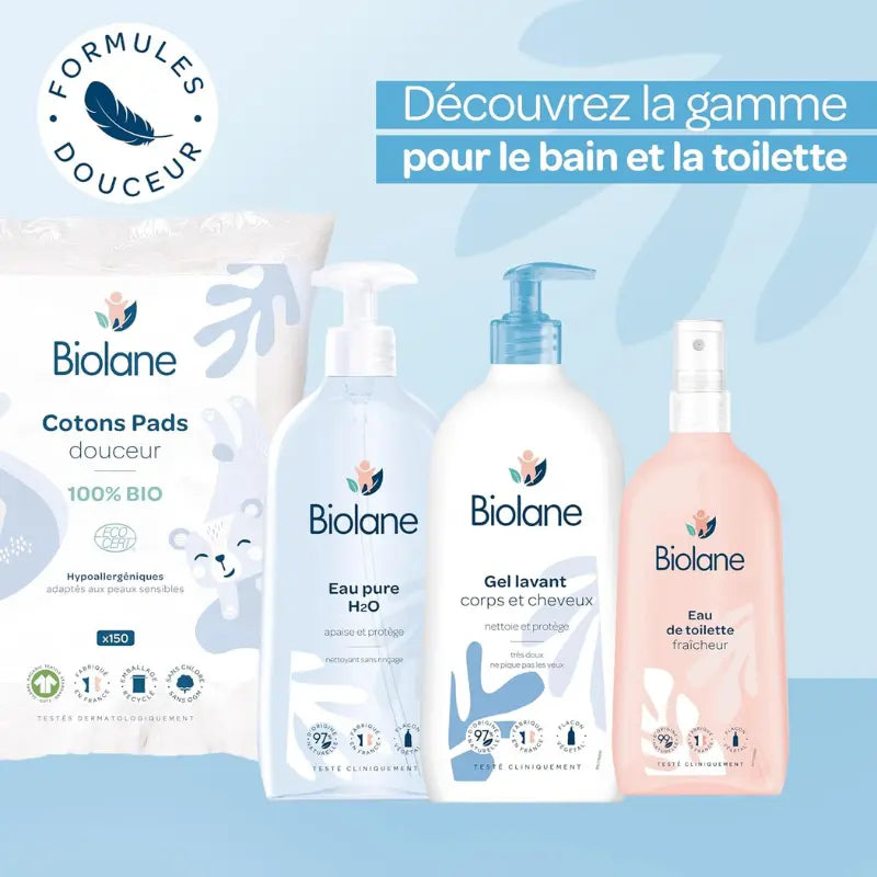 Biolane Gel Douche Bébé Corps et Cheveux 2 en 1 350ml Doux, Naturel et Peau Sensible - Image 7