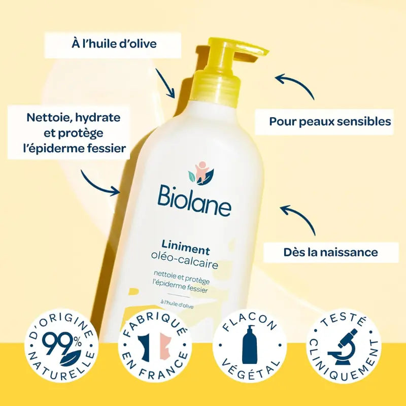 BIOLANE Liniment Oléo-Calcaire Bébé 700 ml - Image 4