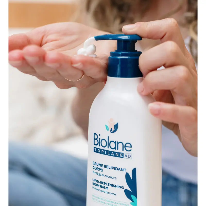 BIOLANE Topilane AD Baume Relipidant Corps 350ml Peaux Très Sèches et à Tendance Atopique - Image 4