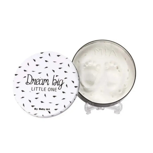 Boîte à empreinte ronde – Noir et blanc - Image 1