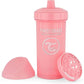 Bouteille anti-fuite Twistshake pour enfant 360 ml - Rose -12 mois  plus - Image 1