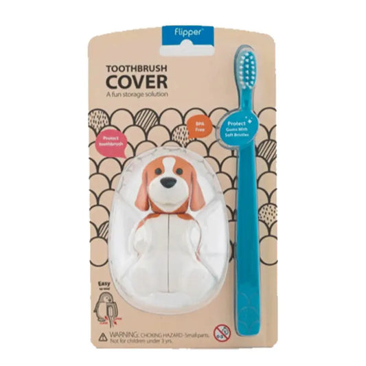 Brosse à dent Flipper avec couvercle - Chien - Image 1