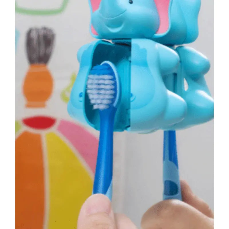 Brosse à dent Flipper avec couvercle - Éléphant - Image 3