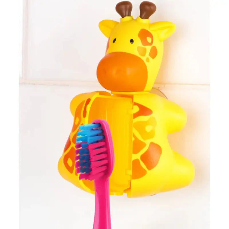 Brosse à dent Flipper avec couvercle - Girafe - Image 3