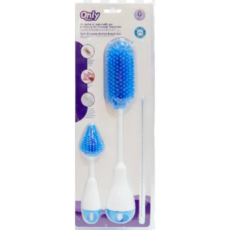 BROSSE EN SILICONE X2 - bleu - Image 2