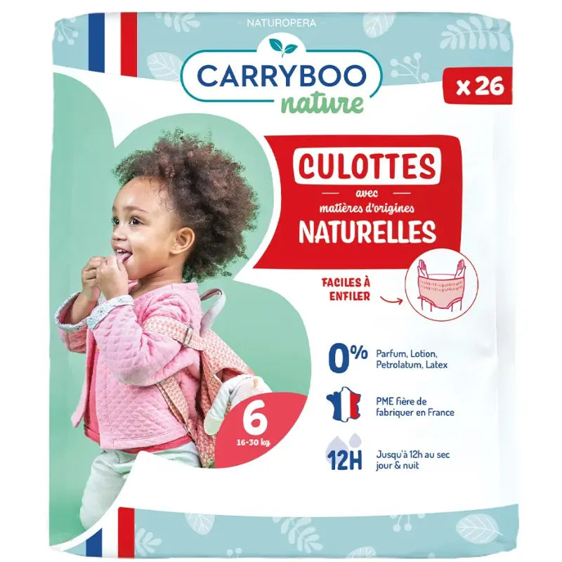 Carryboo Couches Culottes Écologiques Taille 6 (16-30kg) 26 unités - Image 1