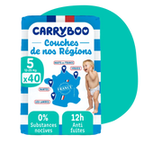 Carryboo Couches Écologiques Taille 5  12-25kg 40 unités - Image 1