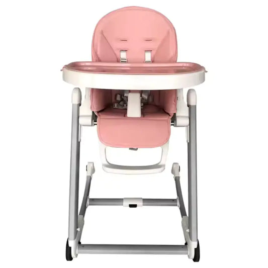 Chaise haute écologique IVOLIA Rose - Image 1