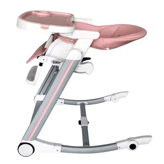 Chaise haute écologique IVOLIA Rose - Image 3