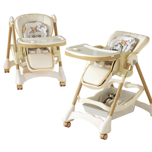 Chaise haute multifonctionnelle pour bébé avec coussin doux - Kidilo - Image 1