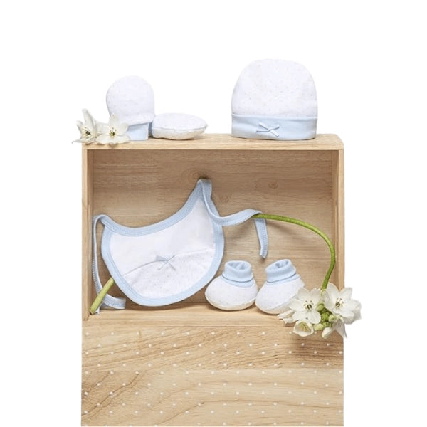 Coffret Cadeau 4 pièces 0-6 mois Bleu - Image 2